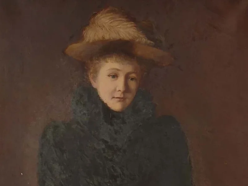 1836-Élise Gérold - Ritratto di giovane donna